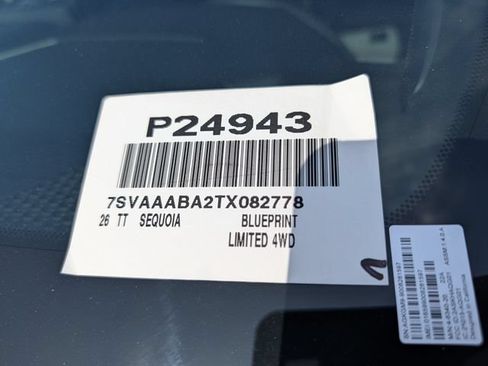 Certified 2026 Toyota Sequoia Limited w/ Nightshade Package AWD/4WD image 40