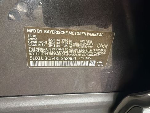 Used 2019 BMW X4 xDrive30i w/ Convenience Package AWD/4WD image 12