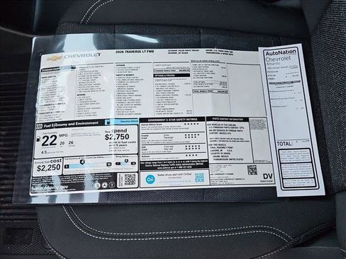 New 2026 Chevrolet Traverse LT w/ Sun and Wheel Package FWD image 18