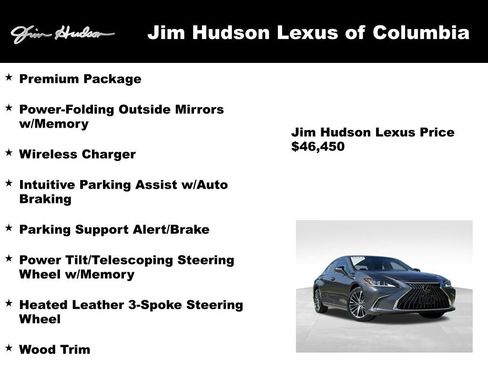 Certified 2023 Lexus ES 300h w/ Premium Package FWD image 4