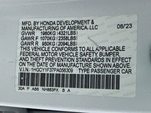 Used 2023 Honda Accord EX image 12