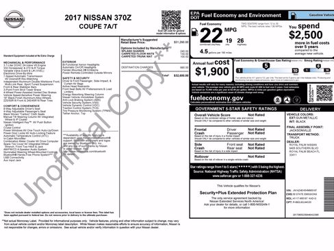 Used 2017 Nissan 370Z Coupe RWD image 2