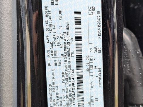 New 2025 Ford F150 XLT w/ Equipment Group 301A Standard image 28