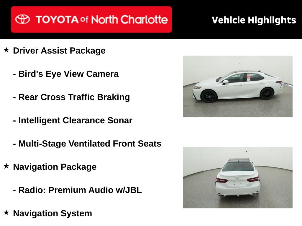 Used 2024 Toyota Camry XSE w/ Navigation Package FWD image 4