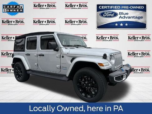 Used 2022 Jeep Wrangler Unlimited Sahara w/ Cold Weather Group AWD/4WD image 1