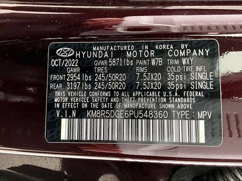 Used 2023 Hyundai Palisade Limited w/ Cargo Package AWD/4WD image 35