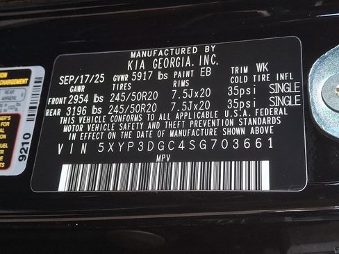 New 2025 Kia Telluride EX image 13