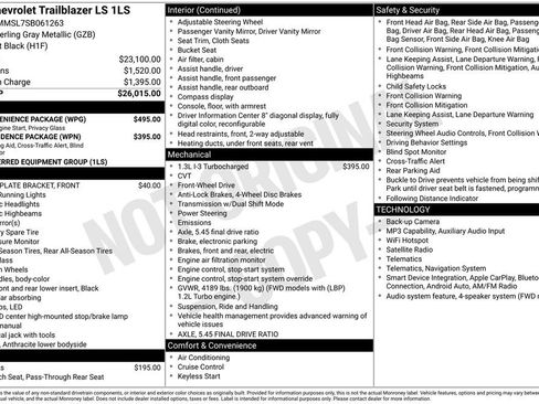 Used 2025 Chevrolet TrailBlazer LS w/ LS Convenience Package FWD image 6