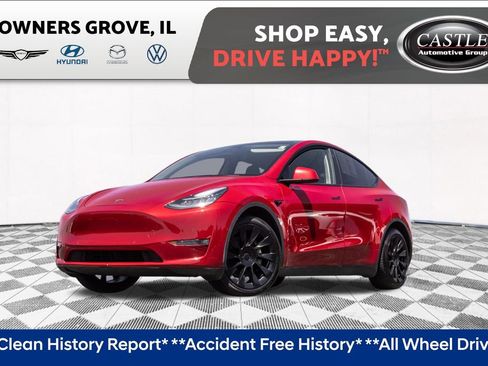 Used 2022 Tesla Model Y Long Range AWD/4WD image 1