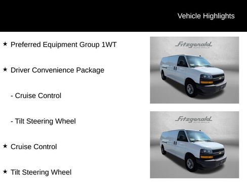 Used 2023 Chevrolet Express 2500 Extended w/ Driver Convenience Package RWD image 5