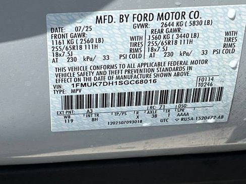 Used 2025 Ford Explorer Active RWD image 30