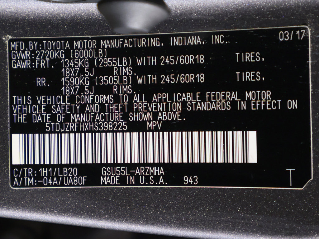 Used 2017 Toyota Highlander XLE w/ Carpet Mat Package AWD/4WD image 45