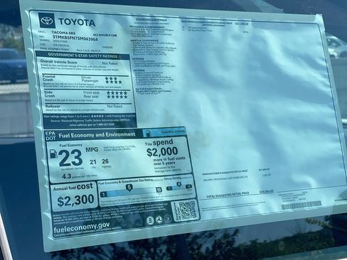 New 2025 Toyota Tacoma SR5 image 3