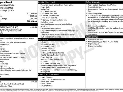 Used 2010 Toyota RAV4 2WD w/ Base L4 Extra Value Pkg image 38