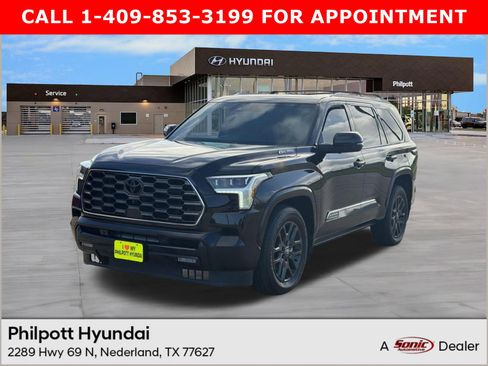Used 2025 Toyota Sequoia Platinum AWD/4WD image 1