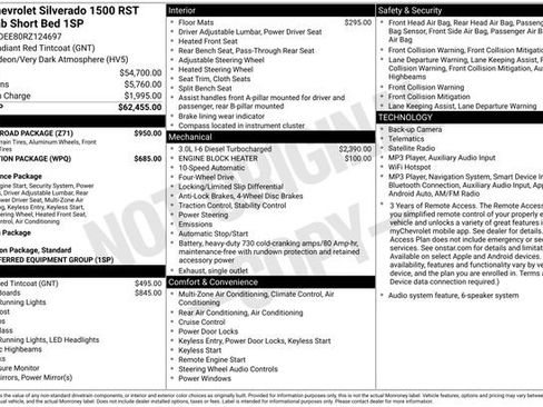 Used 2024 Chevrolet Silverado 1500 RST w/ Z71 Off-Road Package AWD/4WD image 7