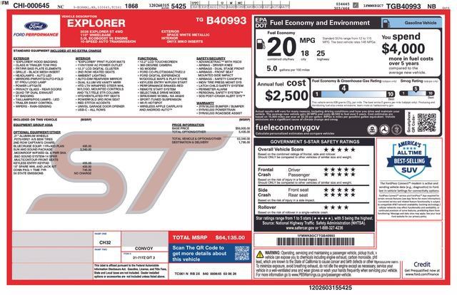 New 2026 Ford Explorer ST w/ Sun And Sound Package AWD/4WD image 25