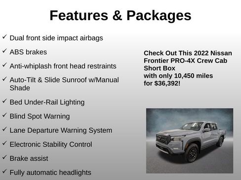 Used 2022 Nissan Frontier PRO-4X w/ Pro-4X Premium Package image 21