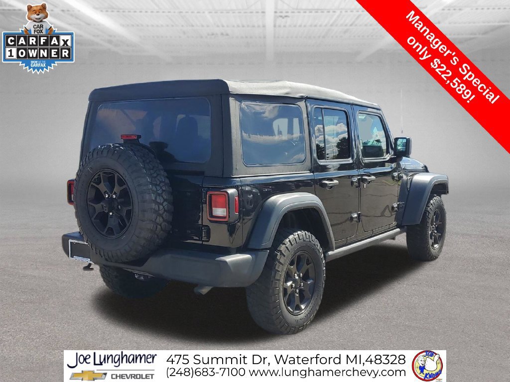 Used 2022 Jeep Wrangler Unlimited Sport AWD/4WD image 9