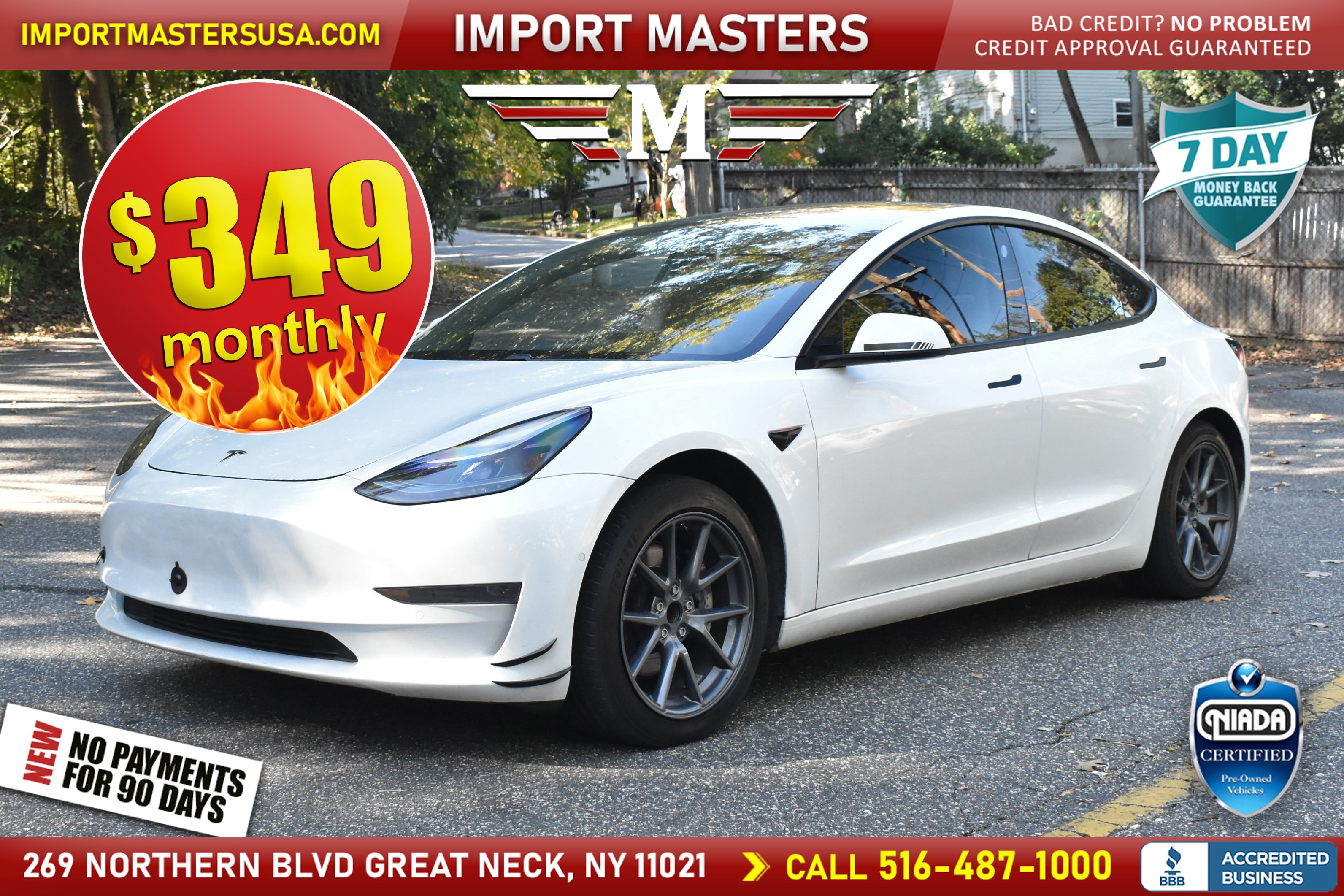 Used 2021 Tesla Model 3 Standard Range Plus RWD image 1