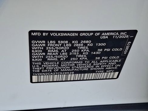 New 2026 Volkswagen Atlas SE image 11