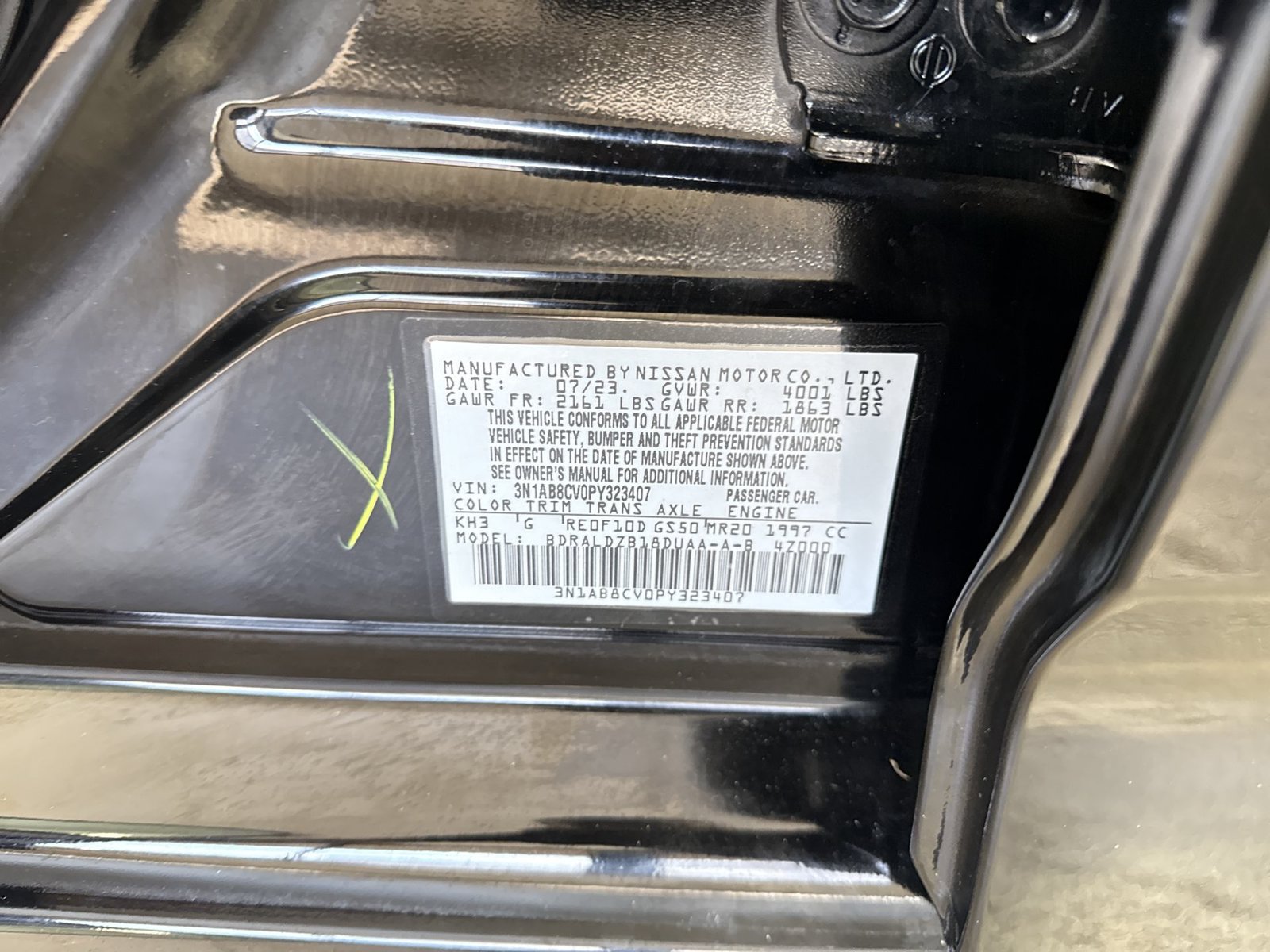 Certified 2023 Nissan Sentra SV w/ All-Weather Package FWD image 38