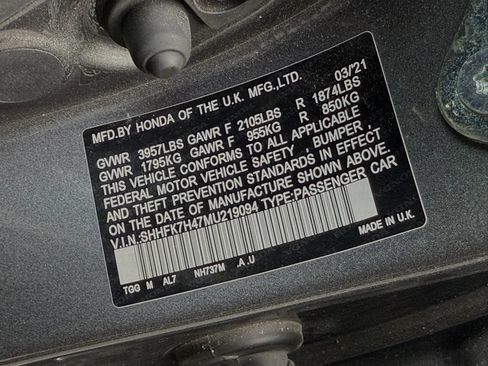 Used 2021 Honda Civic Sport image 47