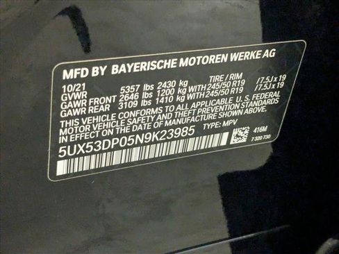 Used 2022 BMW X3 xDrive30i w/ M Sport Package image 25