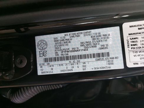 Used 2022 Ford F150 XLT w/ Equipment Group 302A High image 34