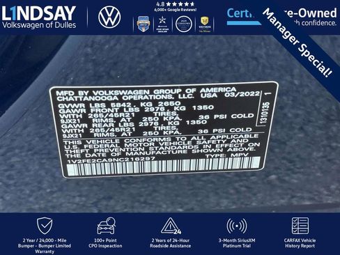 Used 2022 Volkswagen Atlas Cross Sport SEL Premium R-Line image 26