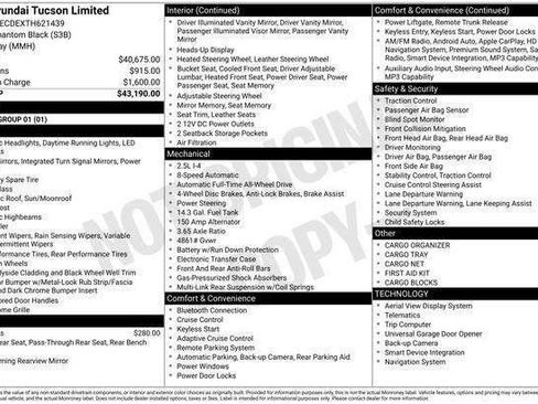 New 2026 Hyundai Tucson Limited image 33