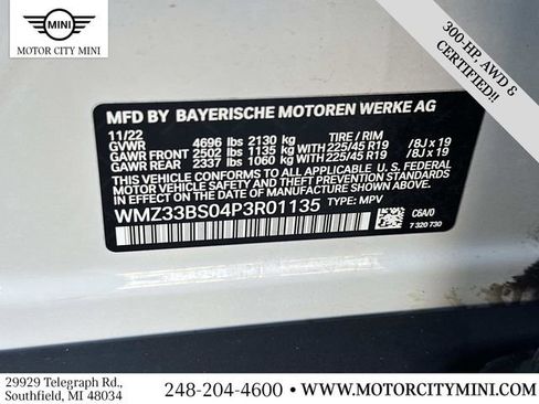 Certified 2023 MINI Cooper Countryman John Cooper Works image 22