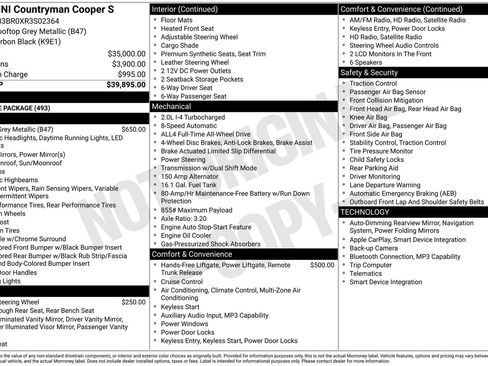 Used 2024 MINI Cooper Countryman S AWD/4WD image 34