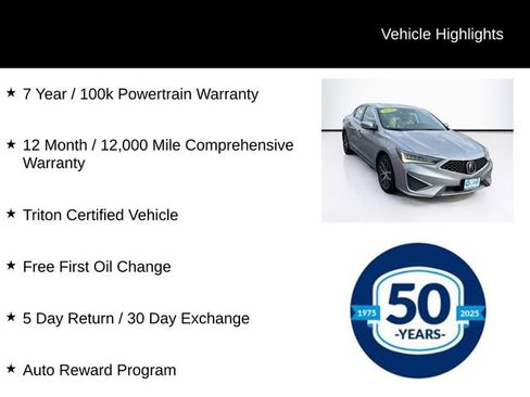 Certified 2020 Acura ILX w/ Premium Package image 7