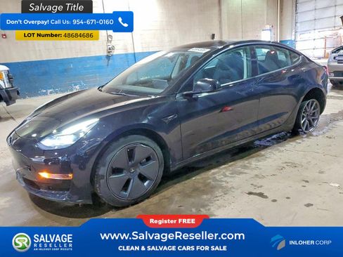 Used 2022 Tesla Model 3 Long Range AWD/4WD image 1