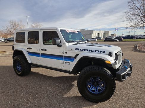 Used 2021 Jeep Wrangler Unlimited Rubicon 4xe w/ Steel Bumper Group image 2