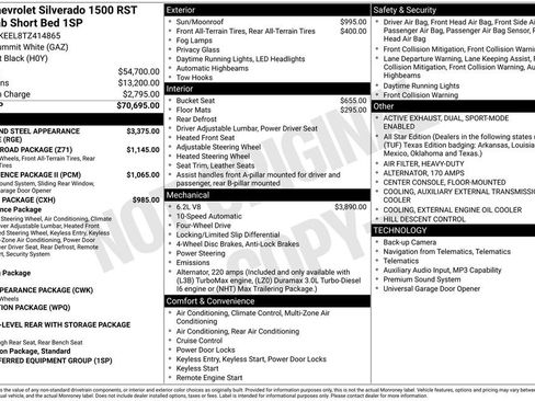 New 2026 Chevrolet Silverado 1500 RST AWD/4WD image 32