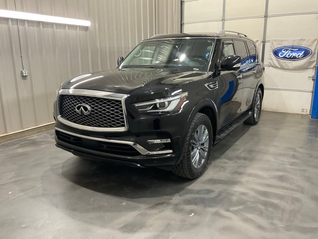 Used 2022 INFINITI QX80 Luxe w/ Cargo Package AWD/4WD image 3