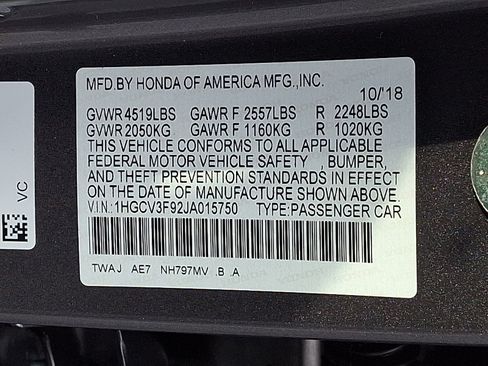 Used 2018 Honda Accord Touring image 31