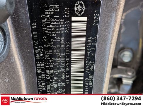 Certified 2024 Toyota Camry LE image 38