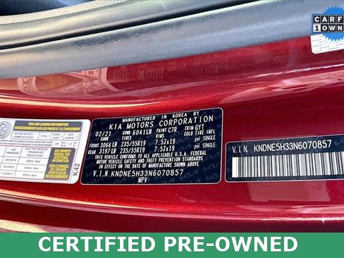 Certified 2022 Kia Carnival SX Prestige image 31