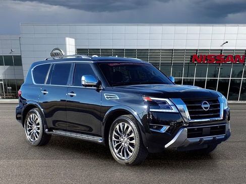 Certified 2024 Nissan Armada Platinum w/ Captain's Chairs Package AWD/4WD image 1