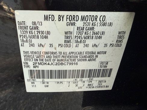 Used 2013 Ford Edge SEL AWD/4WD image 14
