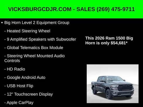 New 2026 RAM 1500 Big Horn image 27