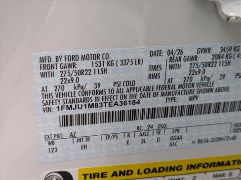 New 2026 Ford Expedition Platinum AWD/4WD image 17