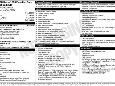 Used 2020 GMC Sierra 1500 Elevation w/ Elevation Value Package AWD/4WD image 38