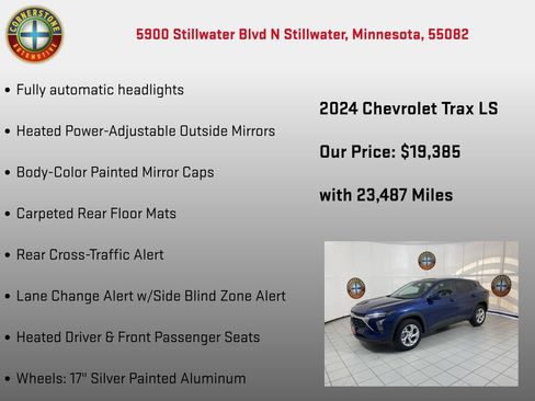 Used 2024 Chevrolet Trax LS w/ LS Convenience Package FWD image 19