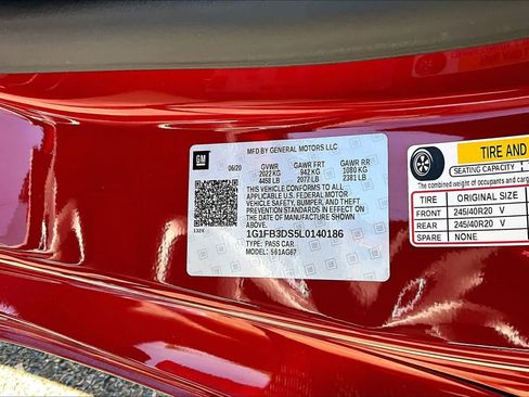Used 2020 Chevrolet Camaro LT w/ RS Package RWD image 36