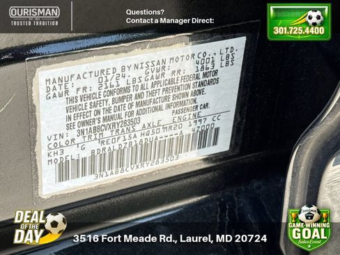 Used 2024 Nissan Sentra SV FWD image 28