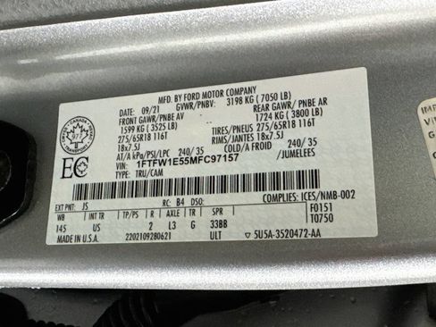 Used 2021 Ford F150 XLT w/ Equipment Group 301A Mid AWD/4WD image 50